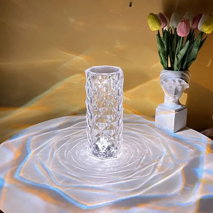 16 Colors LED Crystal Table Lamp