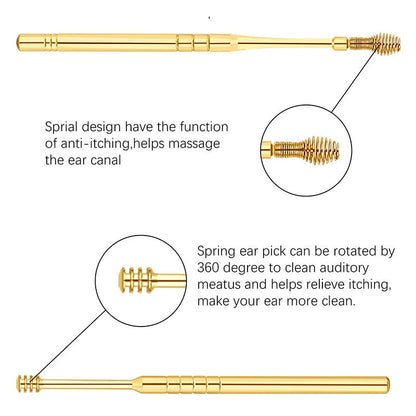 Ear Wax Cleaning Kit, 6 Pcs Ear Pick Tools